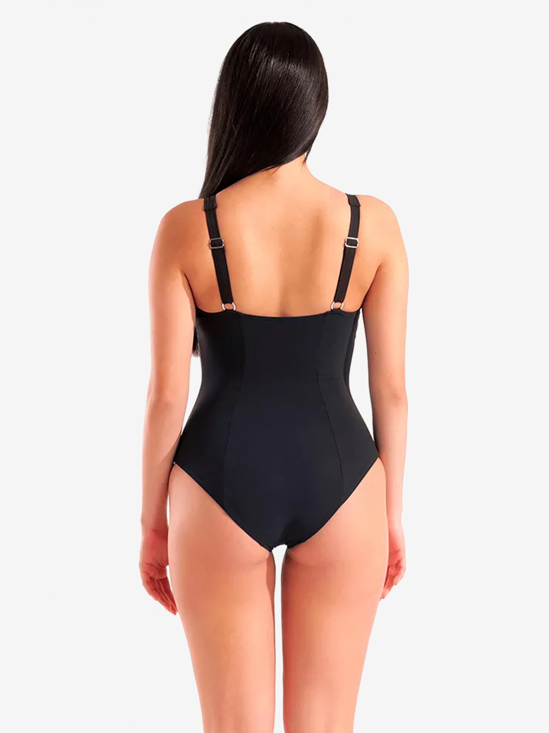 Fato de Banho Arena Ludovica Soft Curve Back Preto