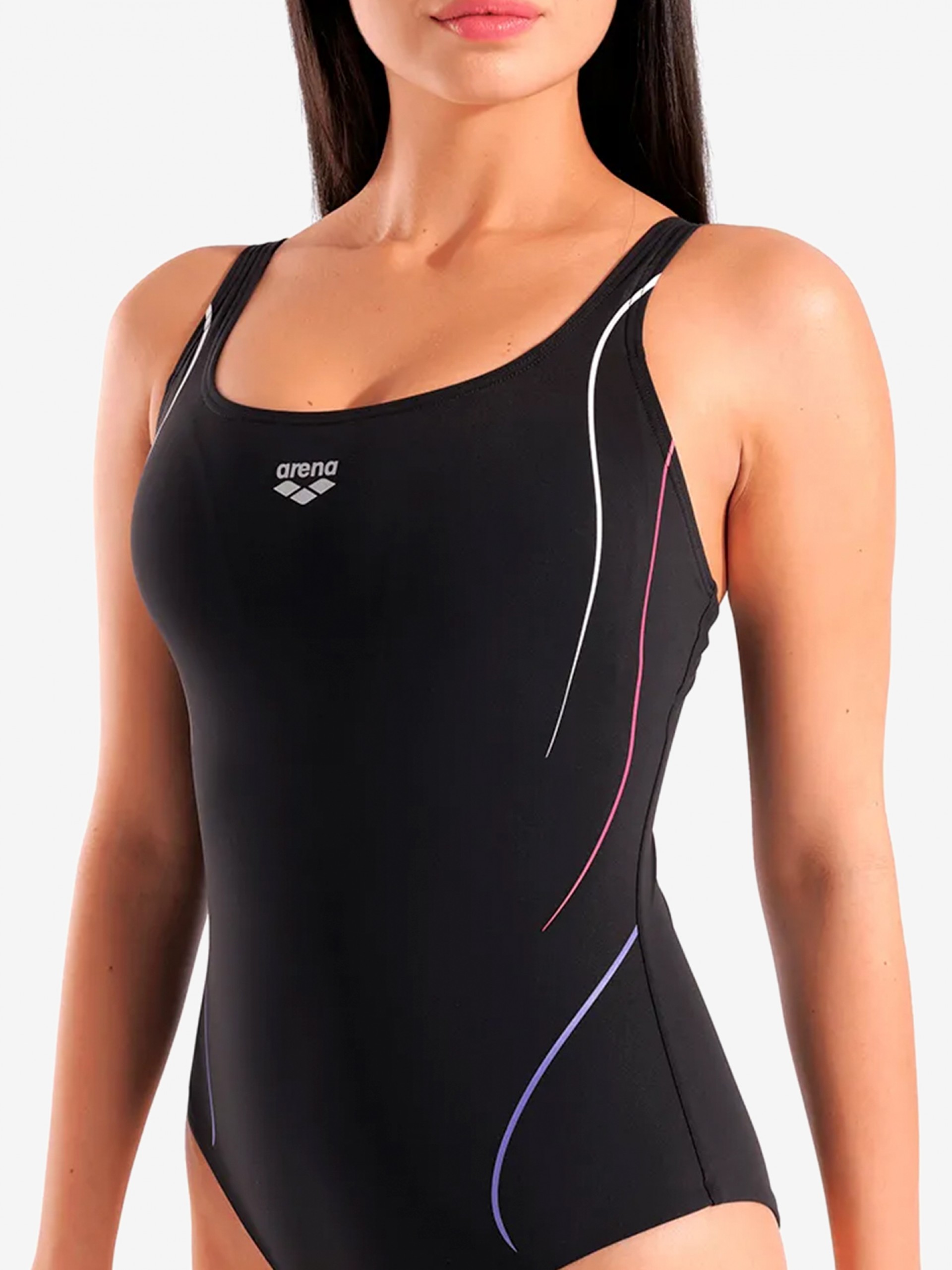 Fato de Banho Arena Ludovica Soft Curve Back Preto