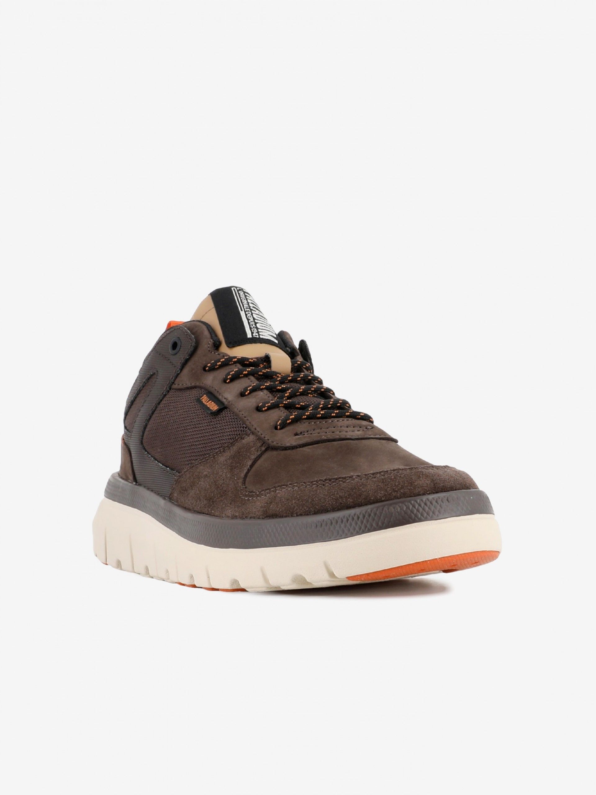 Zapatillas Palladium Pallaflex Lo Mix Marrones