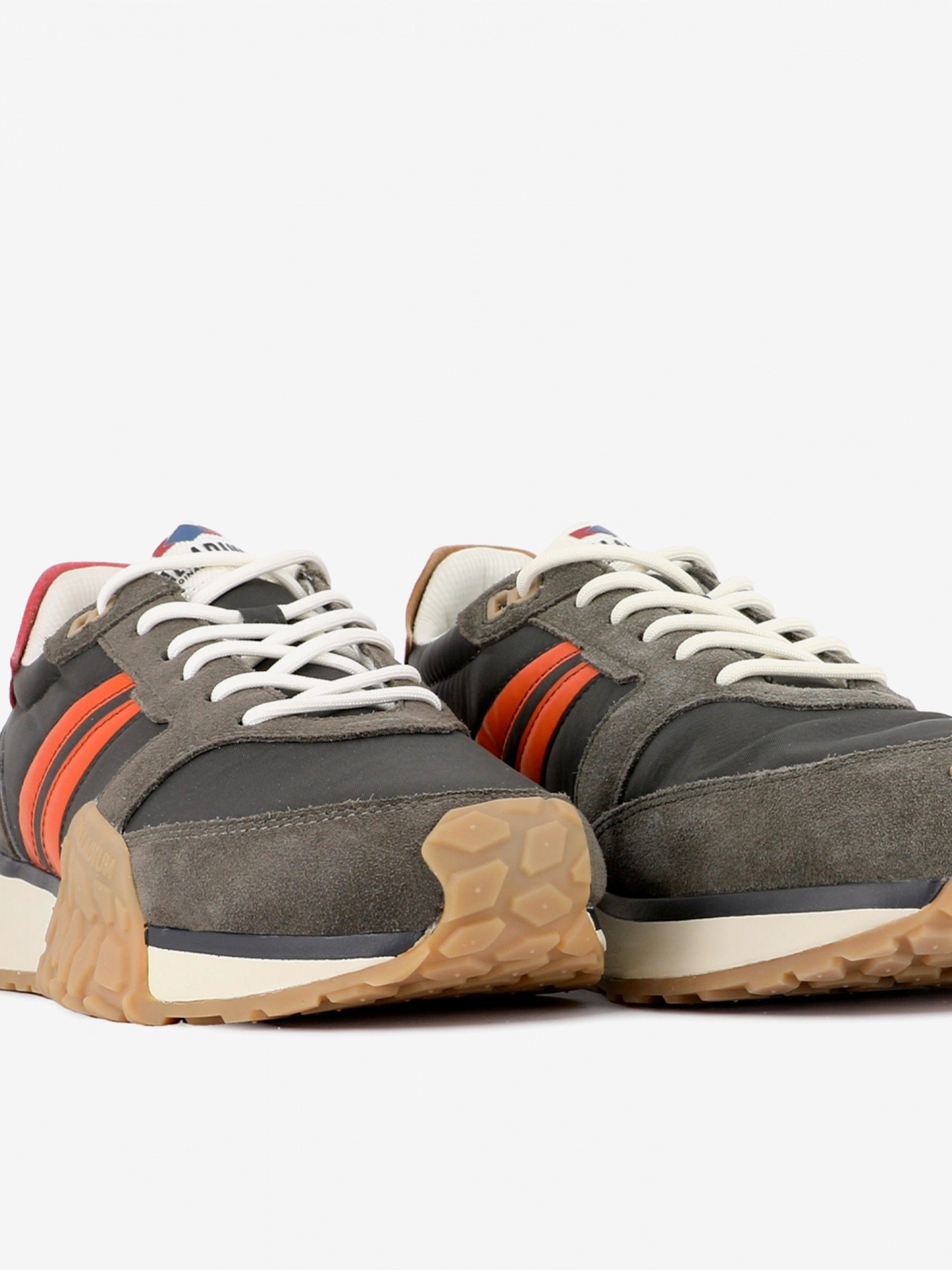 Sapatilhas Palladium Troop Runner Verdes e Laranja