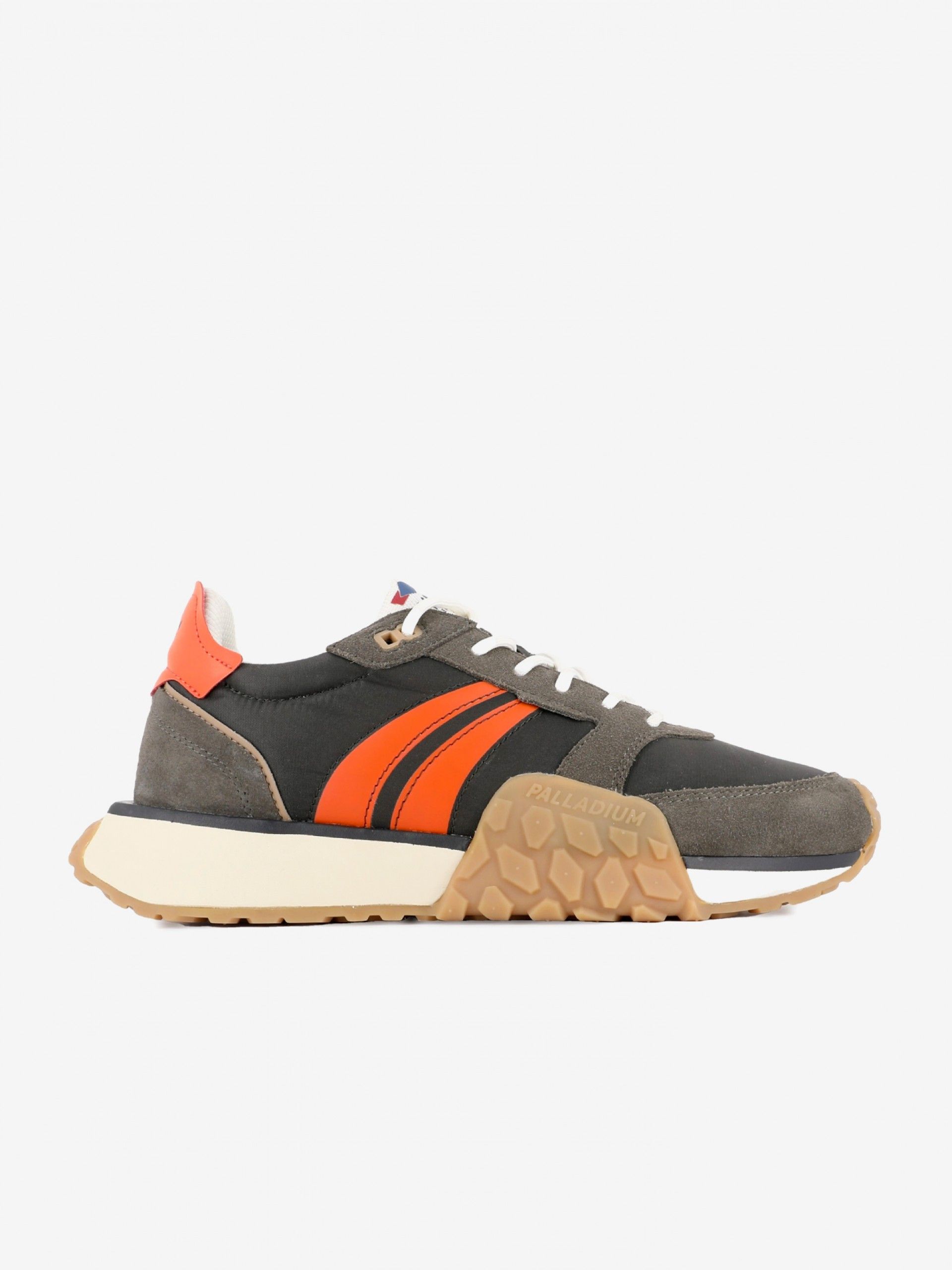 Sapatilhas Palladium Troop Runner Verdes e Laranja