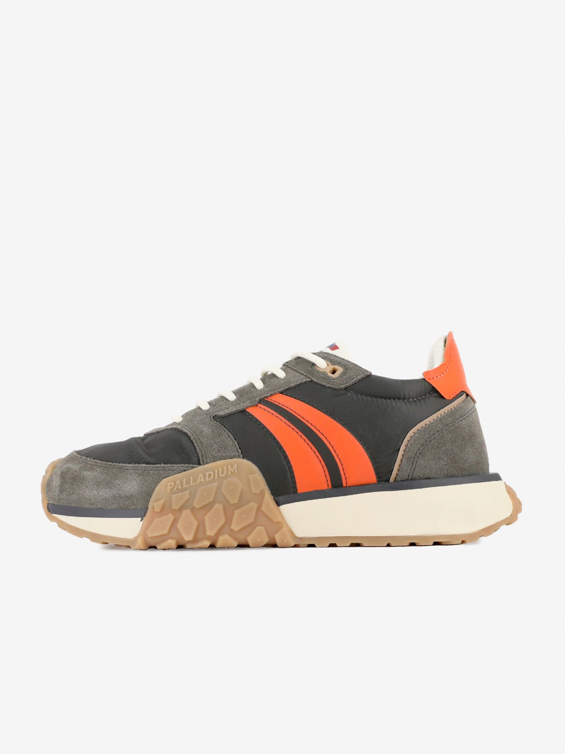 Sapatilhas Palladium Troop Runner Verdes e Laranja