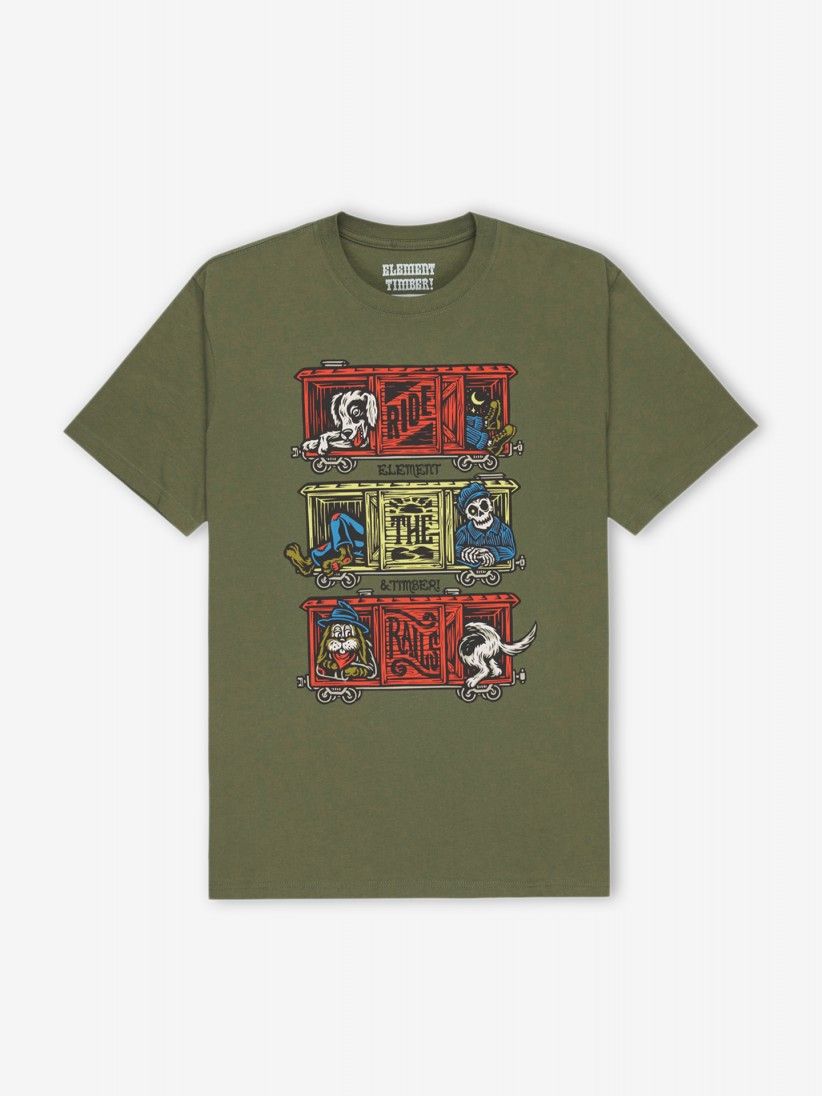 Element Timber Boxcar Green T-shirt