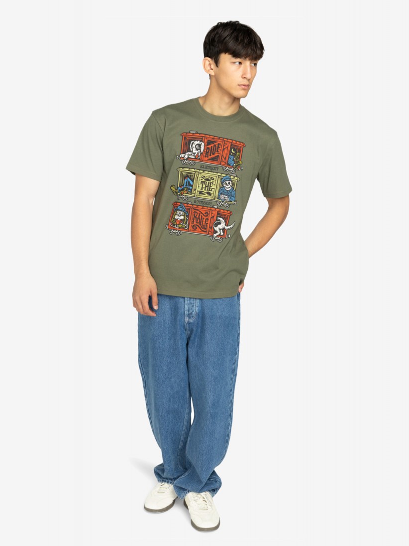 Element Timber Boxcar Green T-shirt