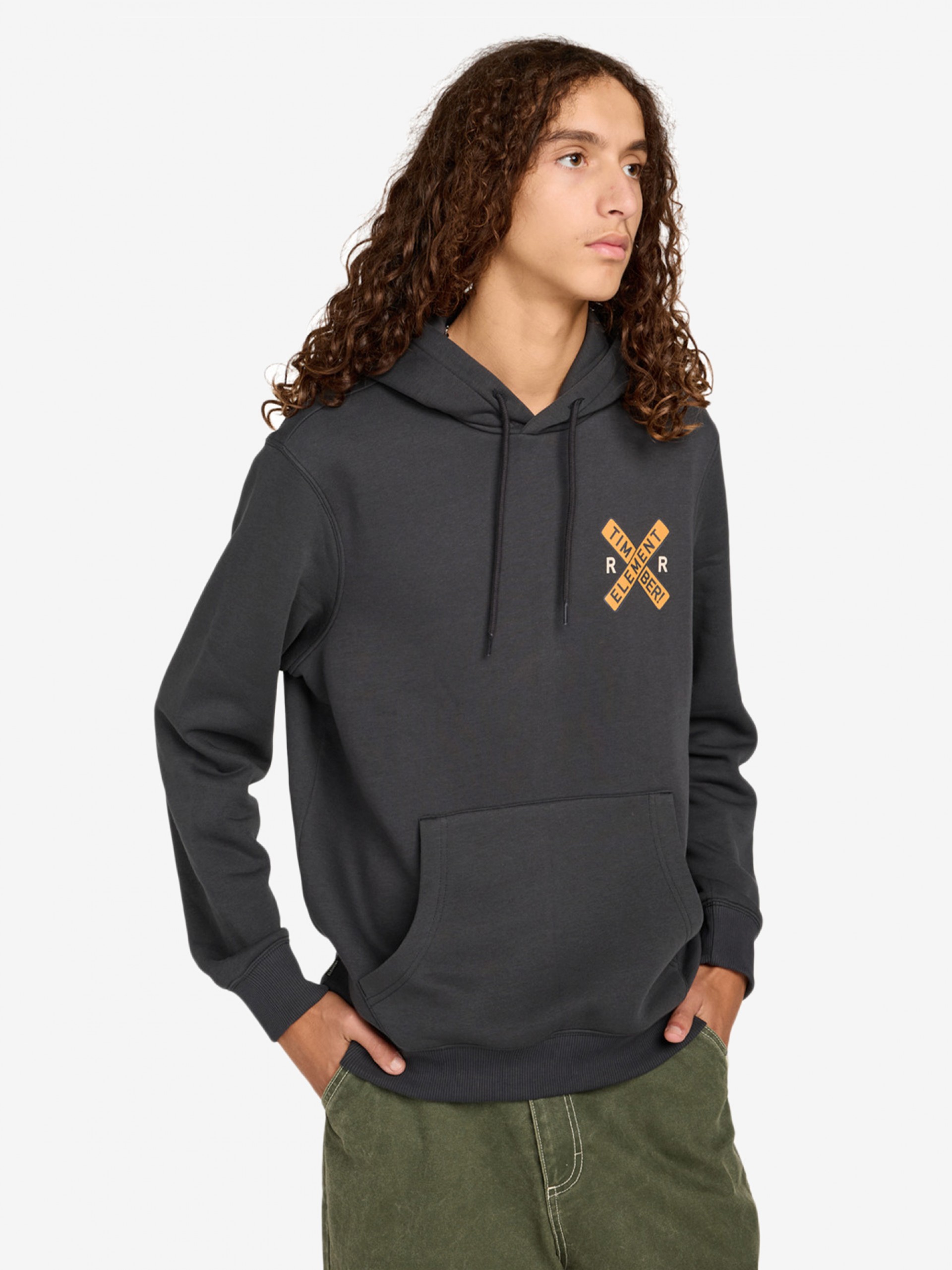 Element Timber Signs Grey Hoodie