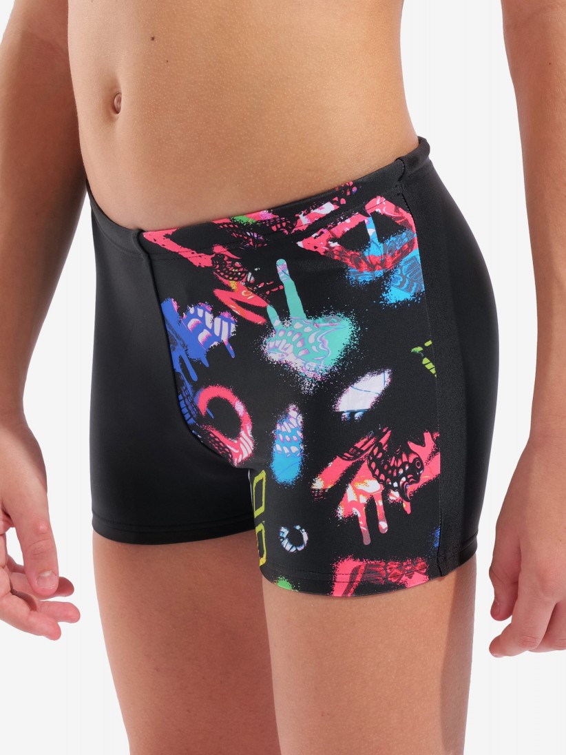 Cales de Natao Arena Graffiti Kids Pretos