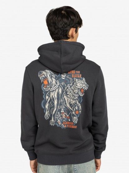 Camisola com Capuz Element Timber Guard Dogs Cinzenta