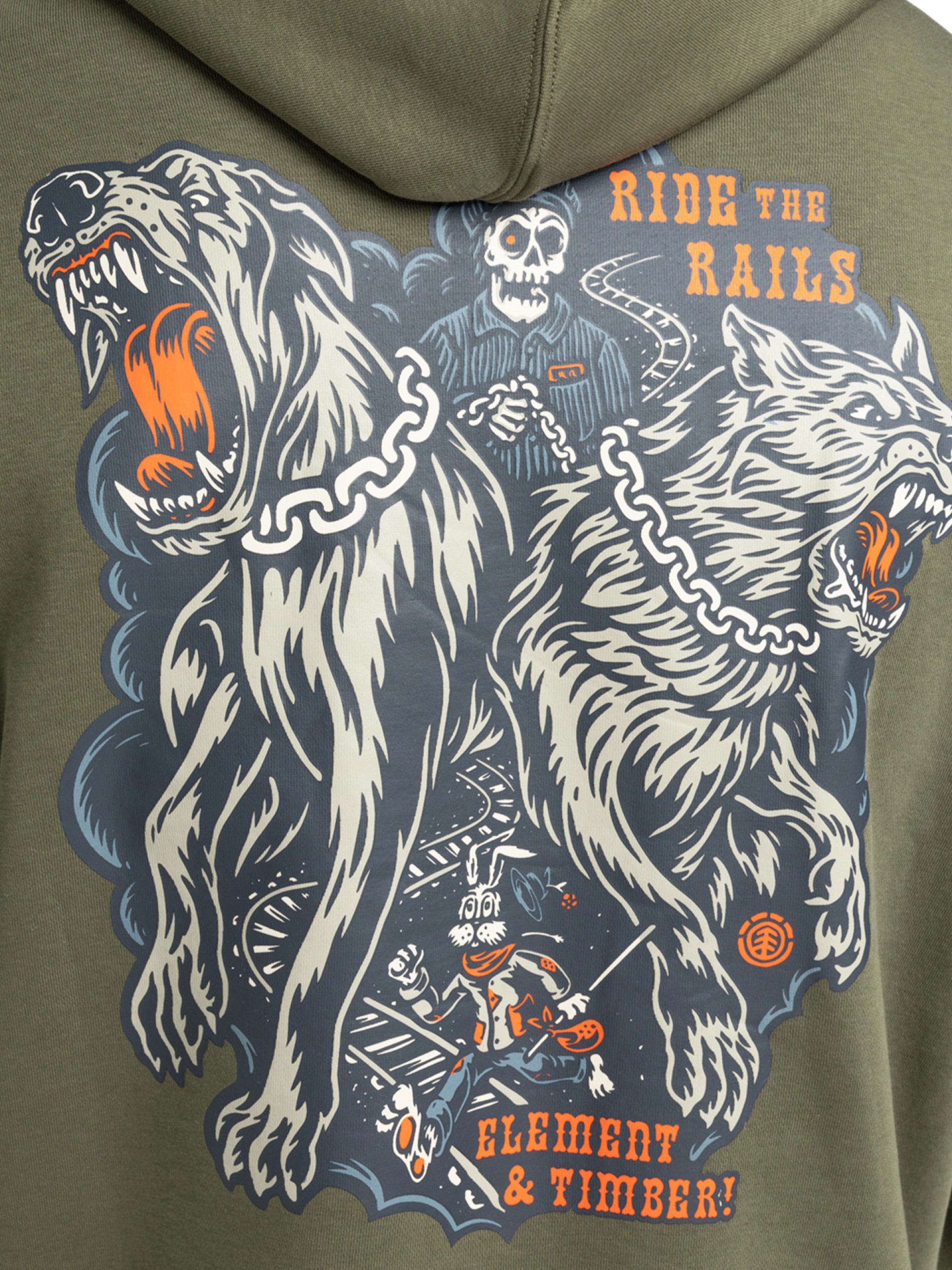 Element Timber Guard Dogs Green Hoodie