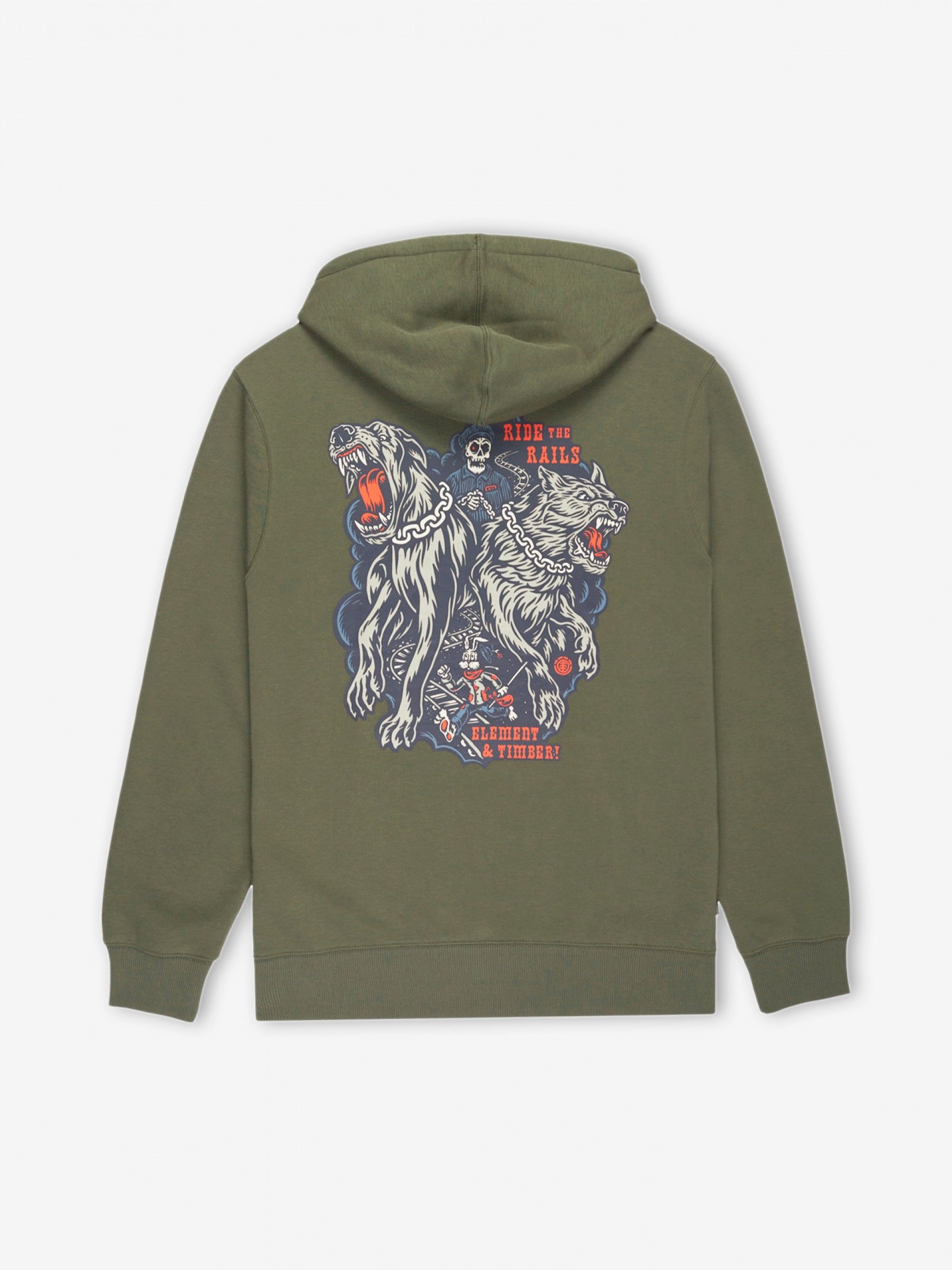 Element Timber Guard Dogs Green Hoodie