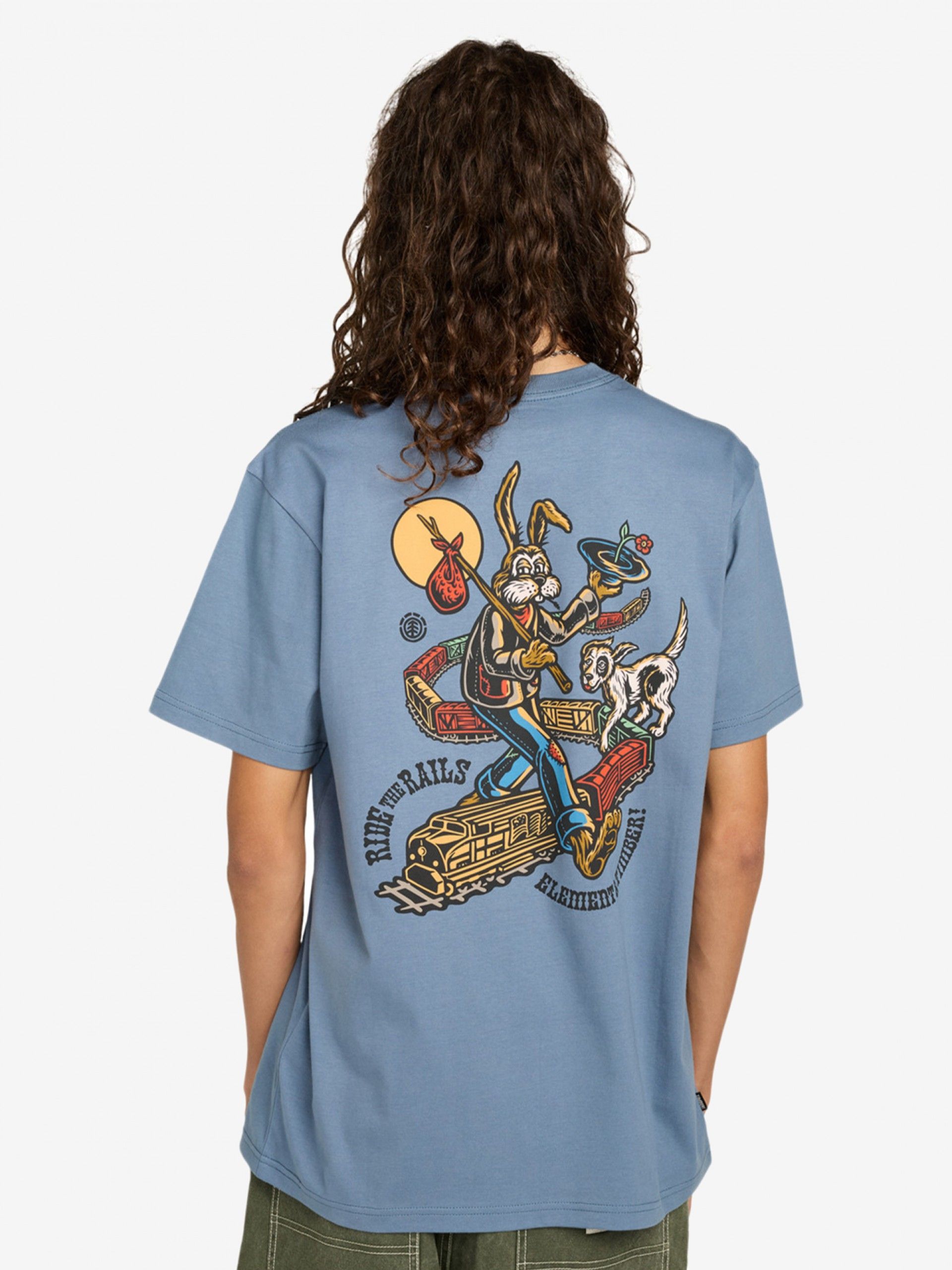 T-shirt Element Timber On Track Azul