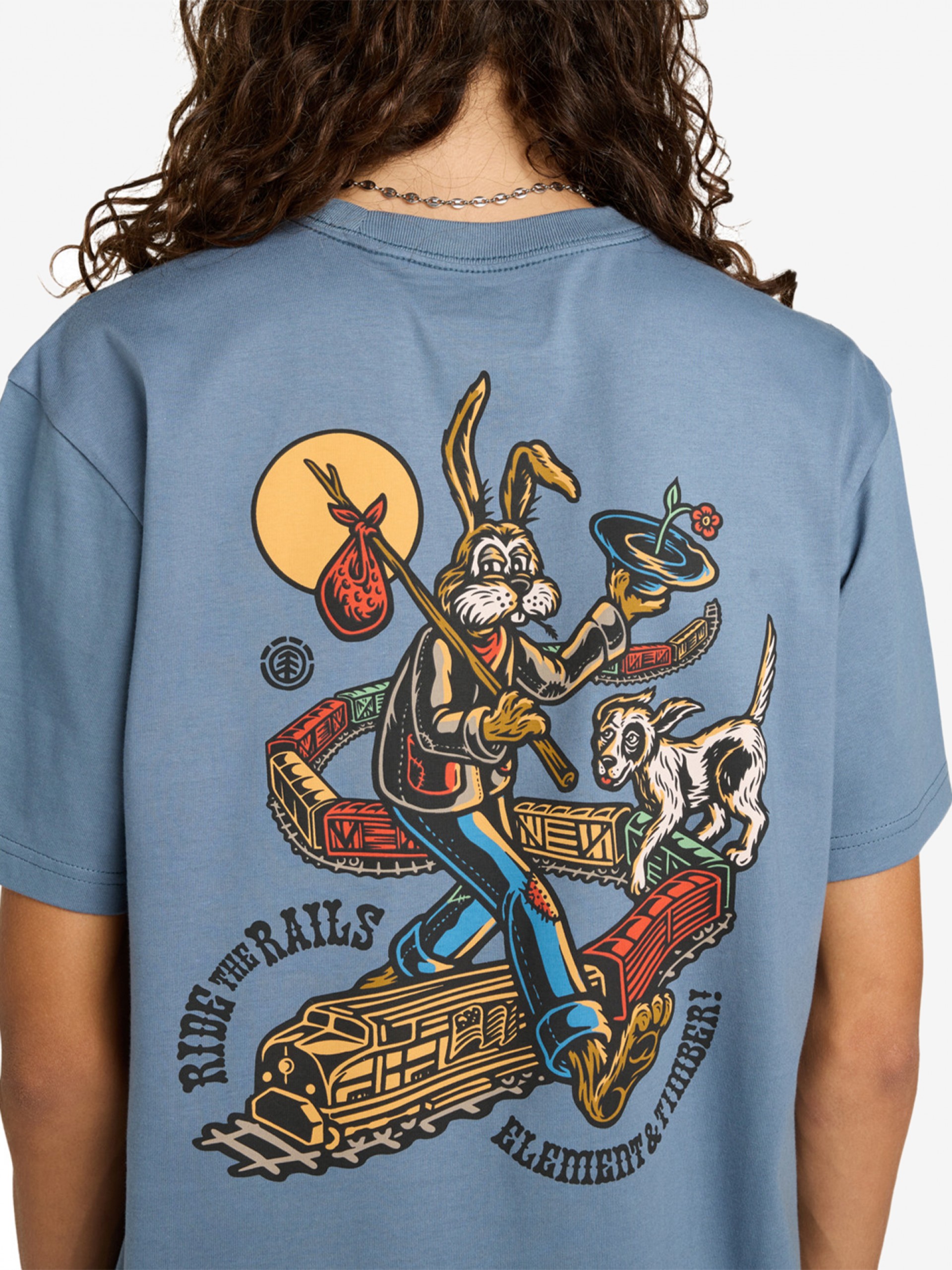 Element Timber On Track Blue T-shirt