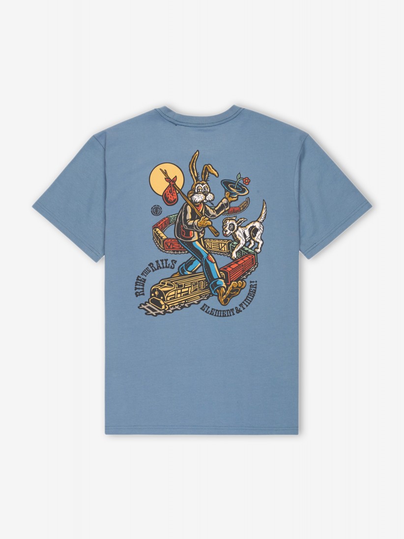 T-shirt Element Timber On Track Azul