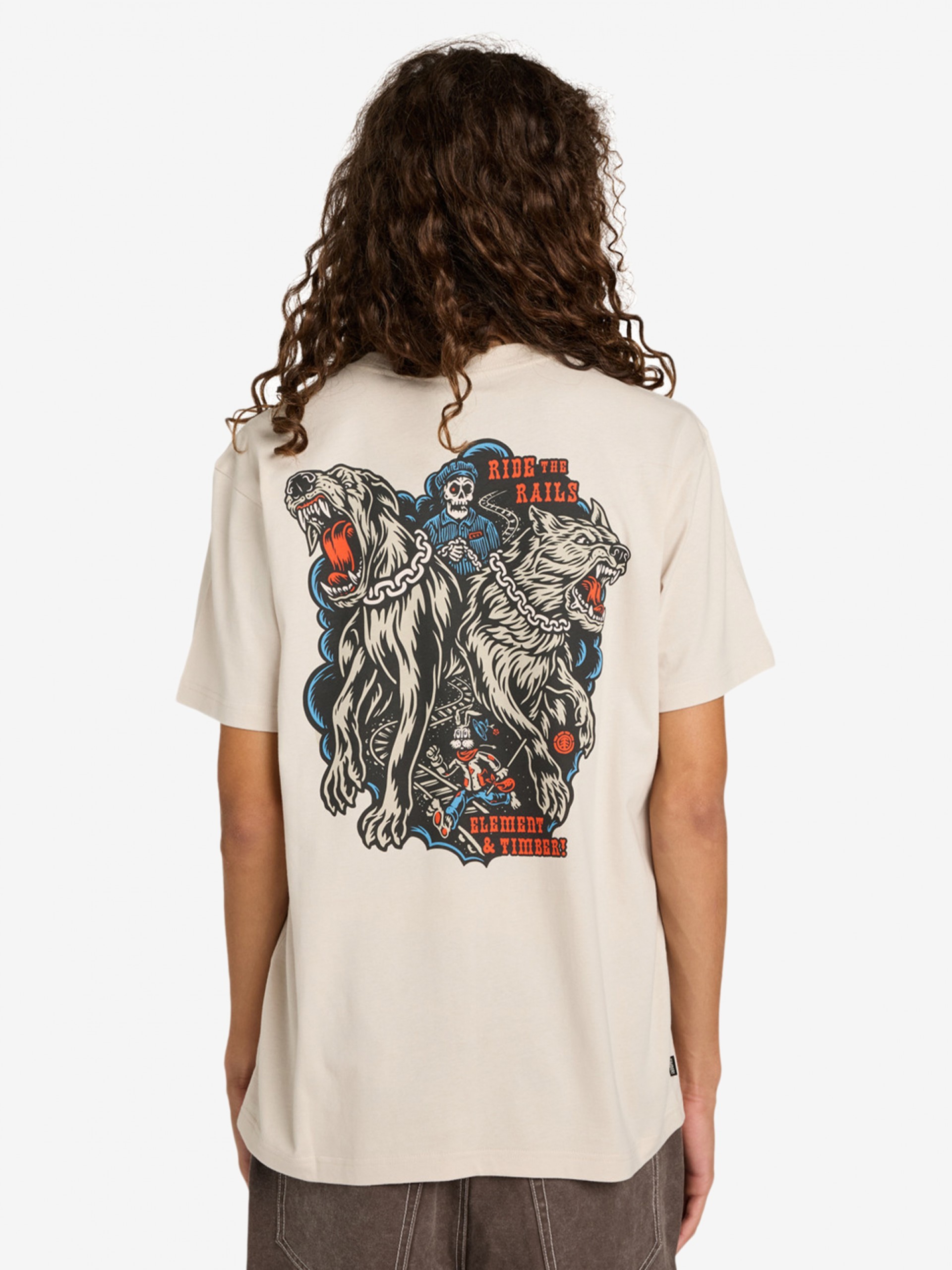 T-shirt Element Timber Guard Dogs Bege