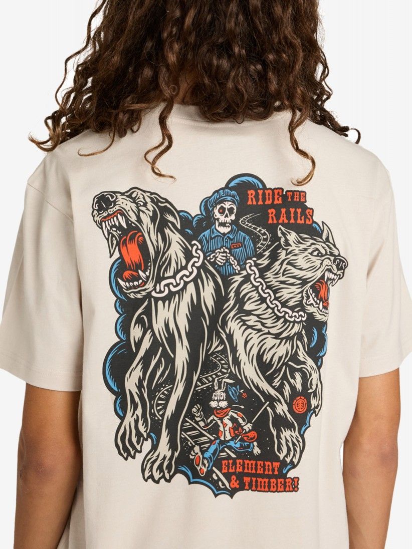 T-shirt Element Timber Guard Dogs Bege
