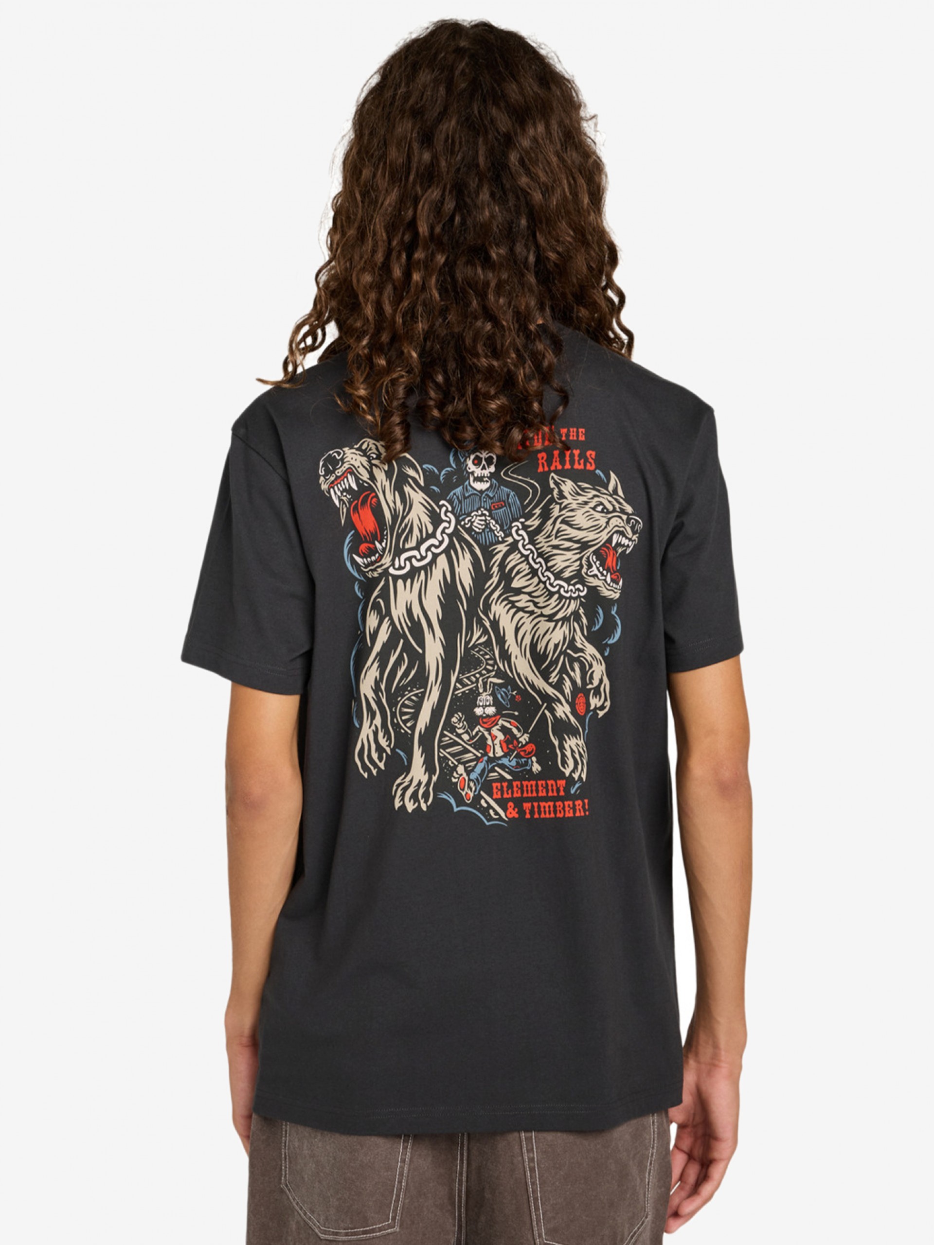 T-shirt Element Timber Guard Dogs Cinzenta