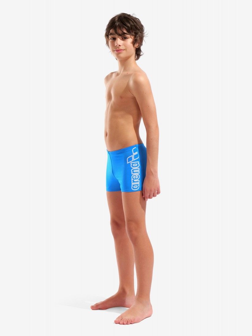 Arena Logo Kids Blue Swimming Shorts