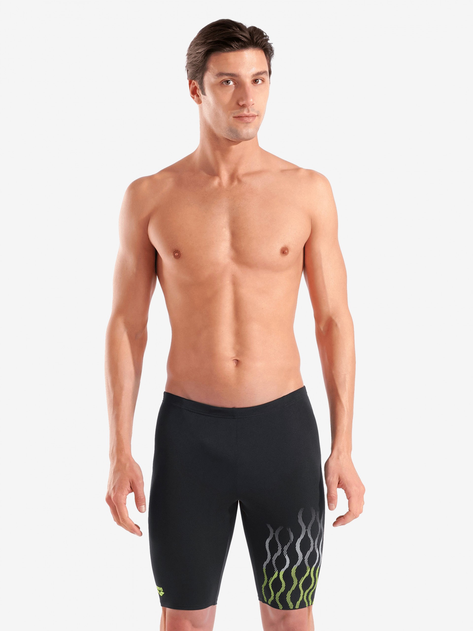 Calções de Natação Arena Vibes Swim Jammer Pretos
