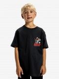 T-shirt DC Shoes Brap Kids Preta