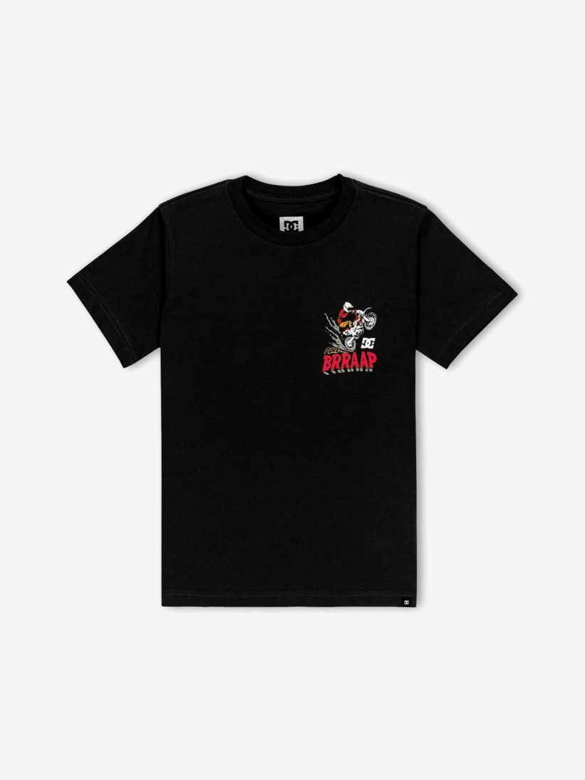 T-shirt DC Shoes Brap Kids Preta