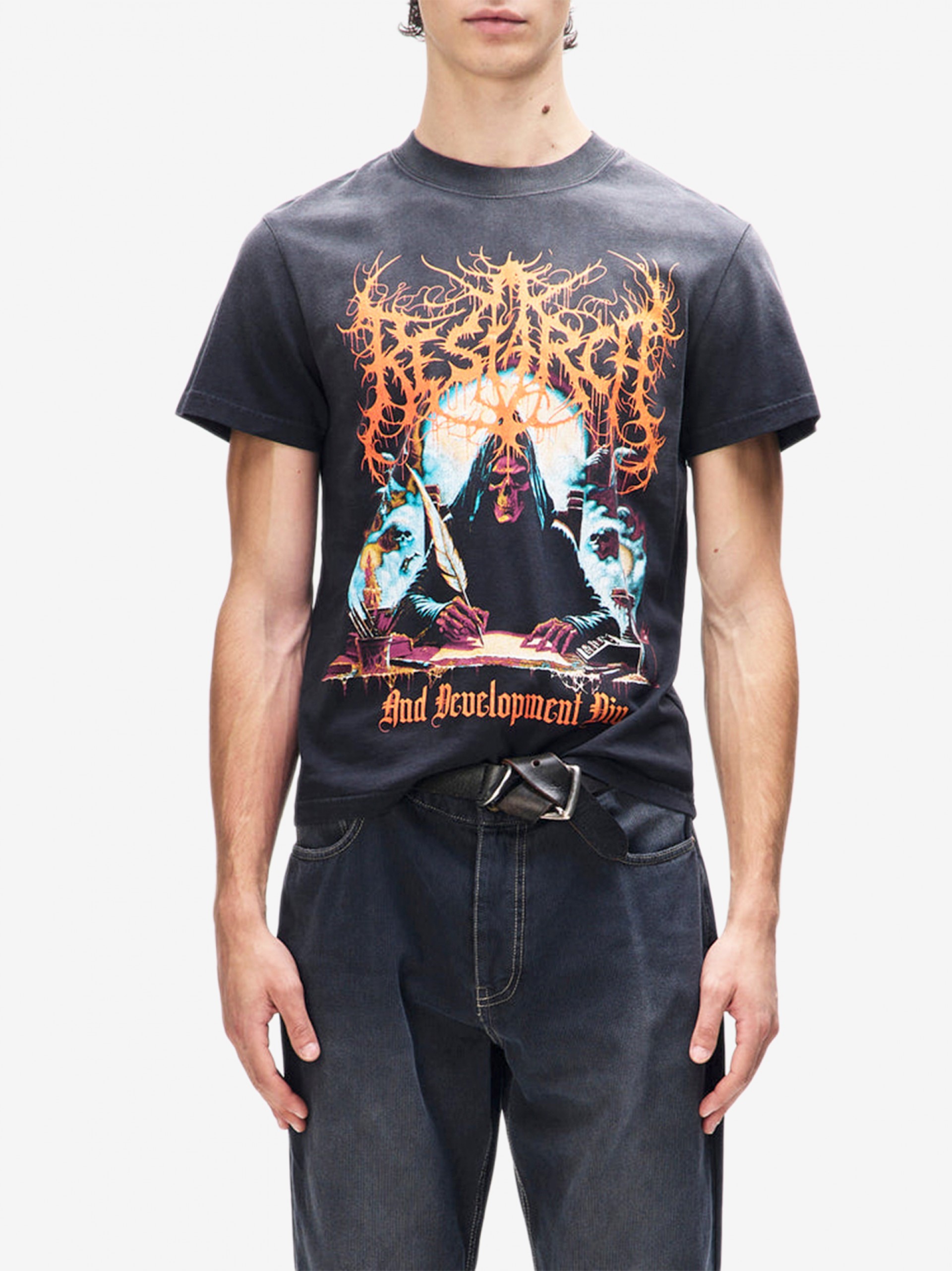 T-shirt Deus Ex Machina R&D Vintage Preta