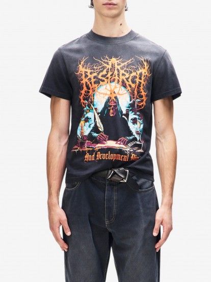 T-shirt Deus Ex Machina R&D Vintage Preta