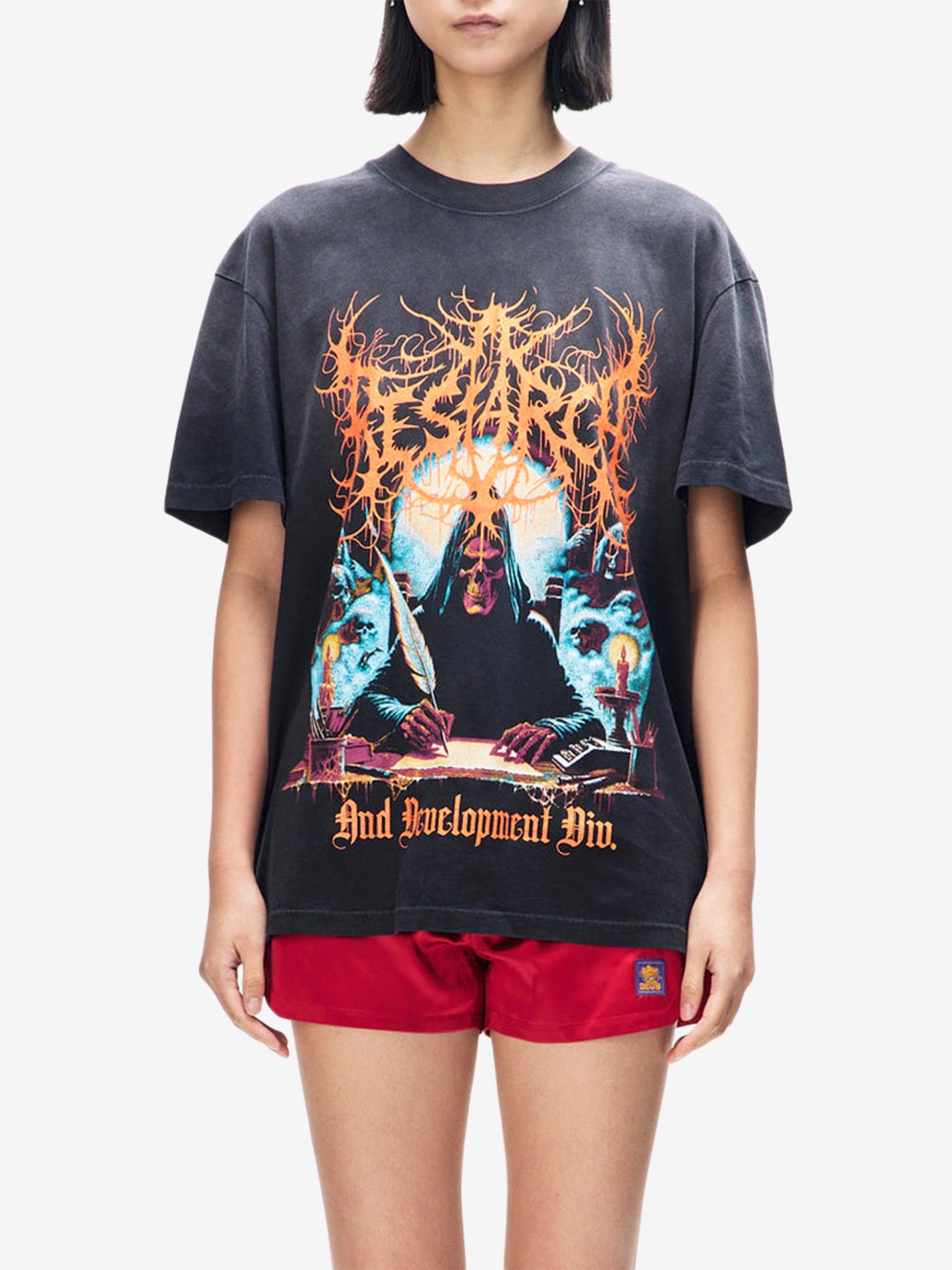 T-shirt Deus Ex Machina R&D Vintage Preta