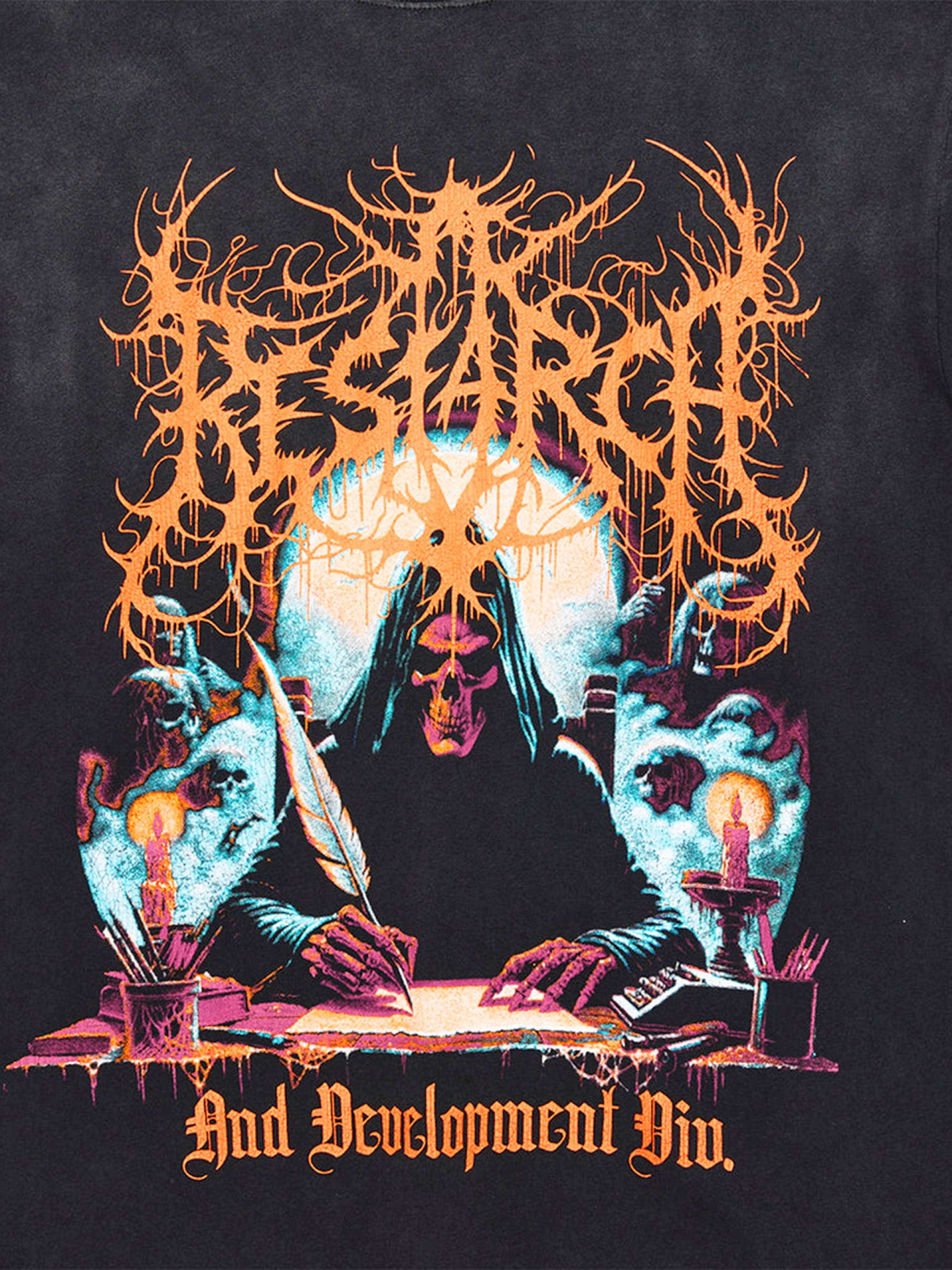 T-shirt Deus Ex Machina R&D Vintage Preta
