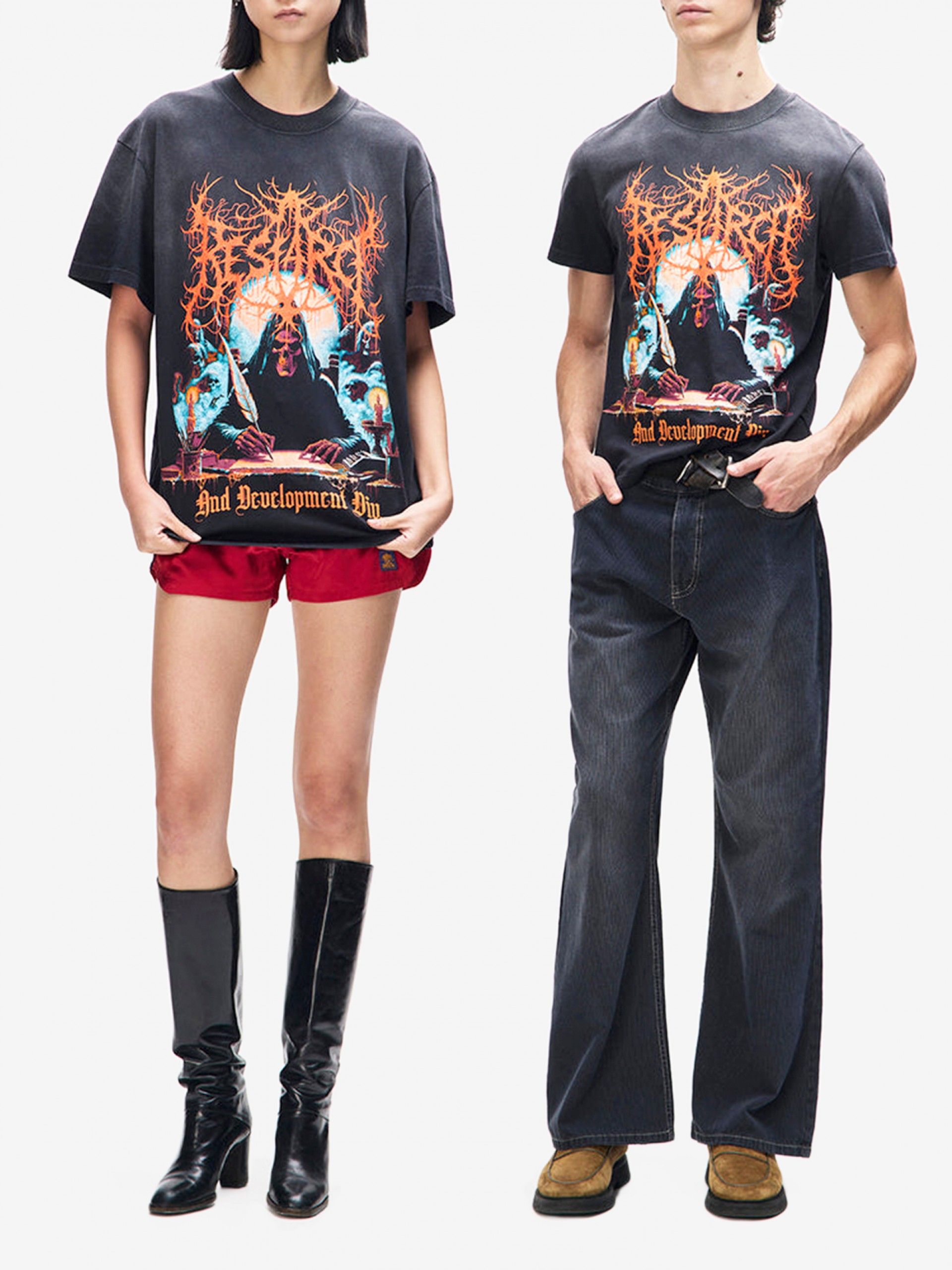 T-shirt Deus Ex Machina R&D Vintage Preta