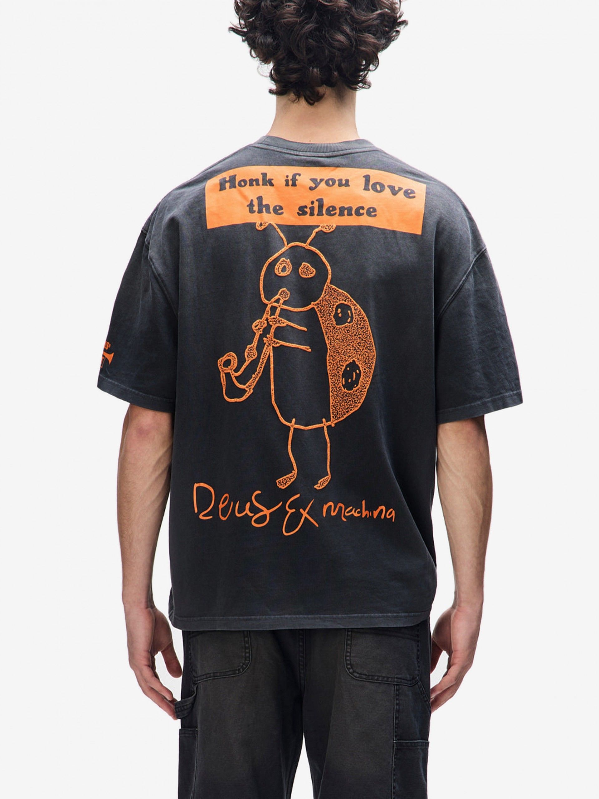 T-shirt Deus Ex Machina Noise Complaint Preta