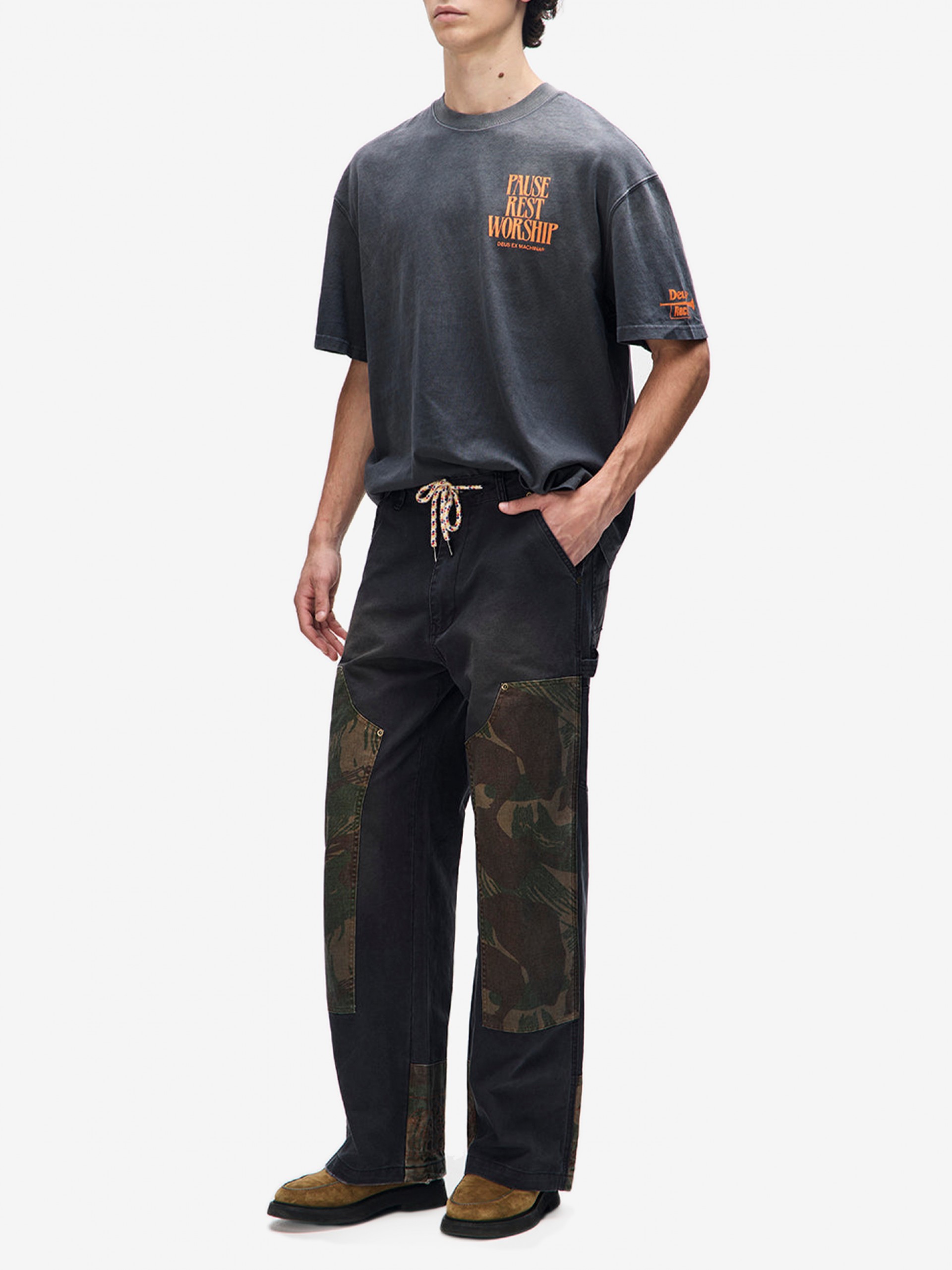 T-shirt Deus Ex Machina Noise Complaint Preta