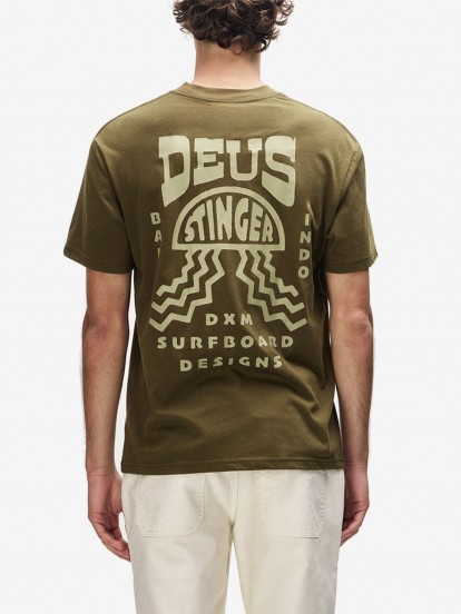 T-shirt Deus Ex Machina Stinger Verde