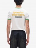 T-shirt Deus Ex Machina Faster Branca