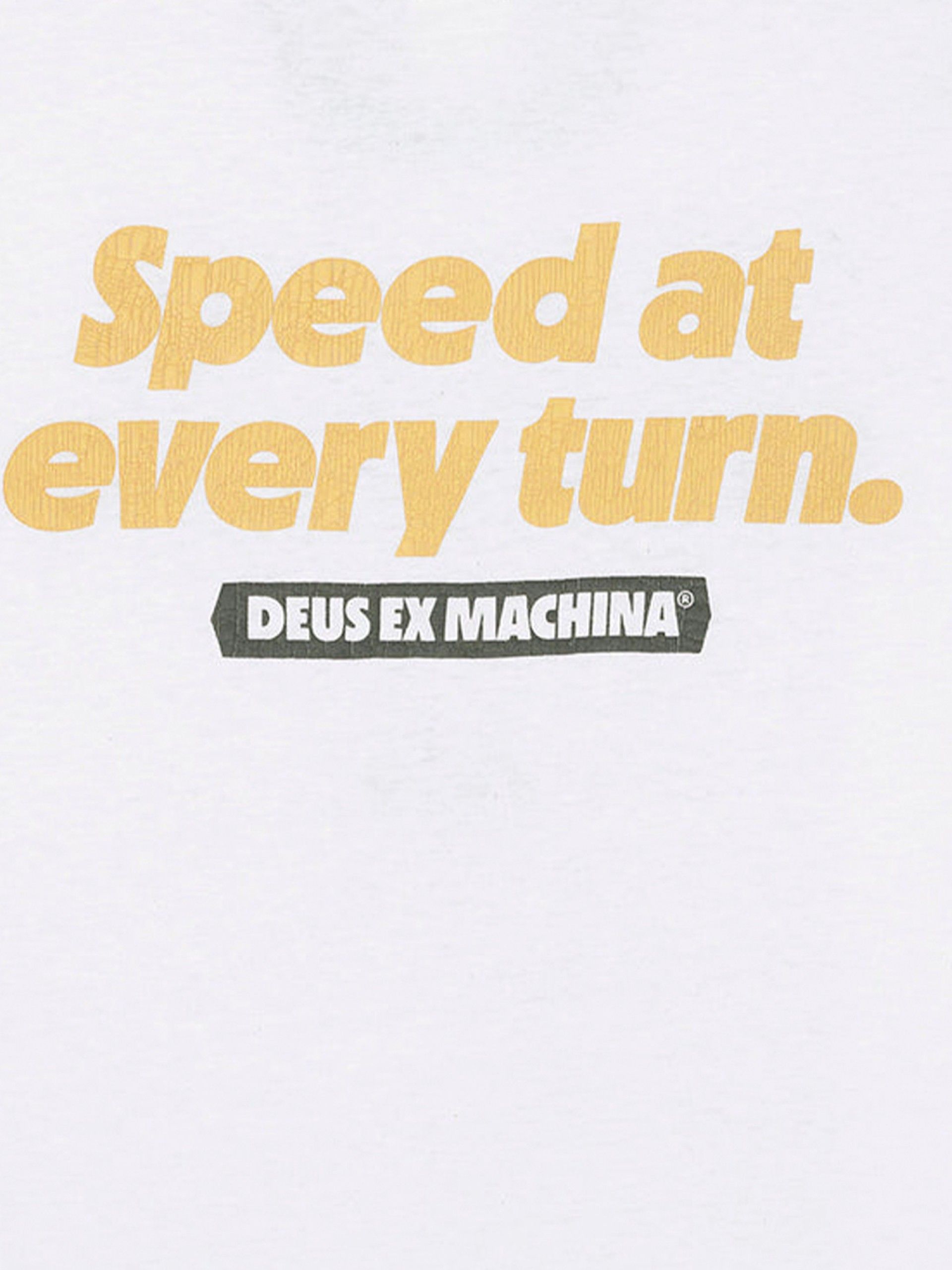 Deus Ex Machina Faster White T-shirt