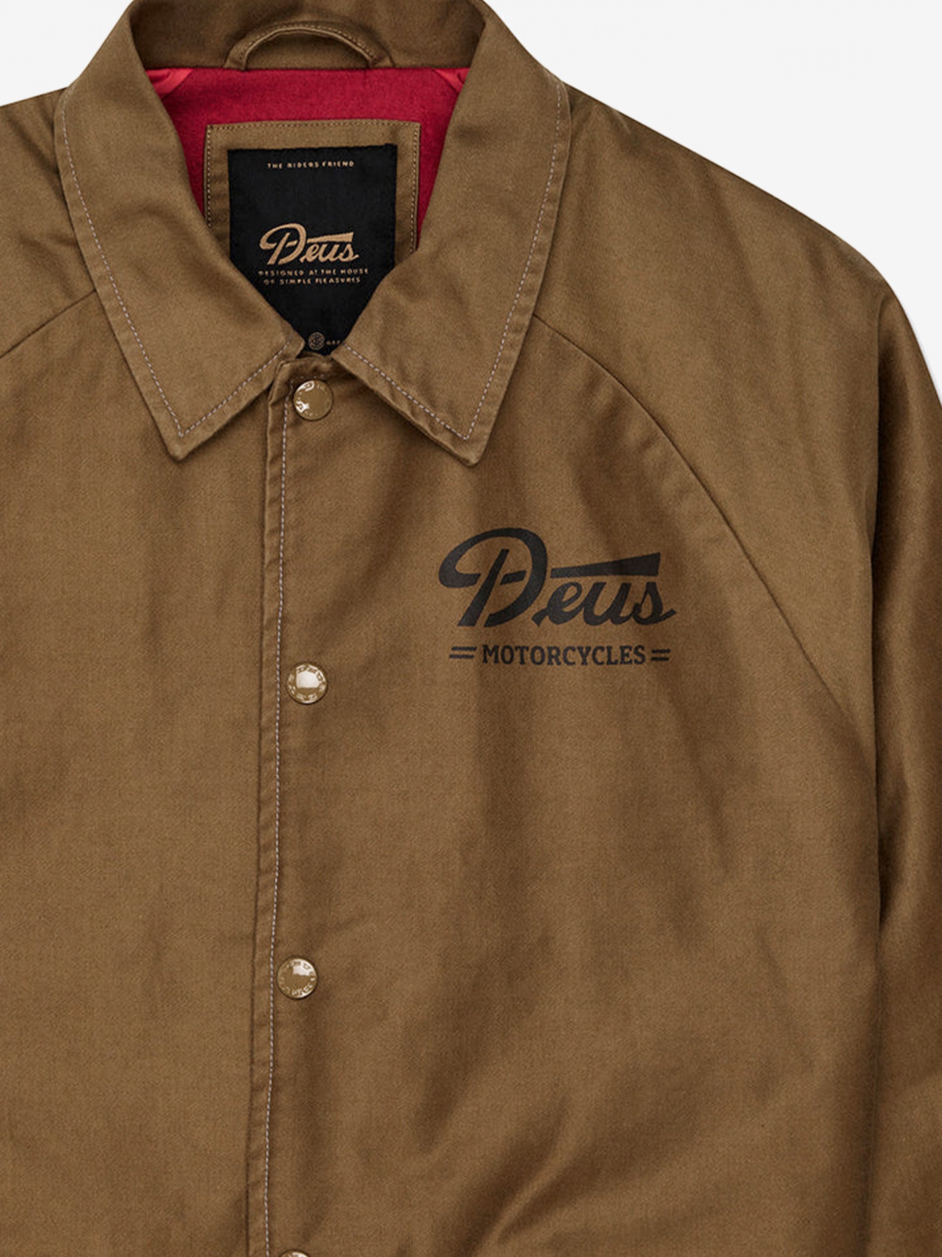 Casaco Deus Ex Machina Silos Mechanic Camel