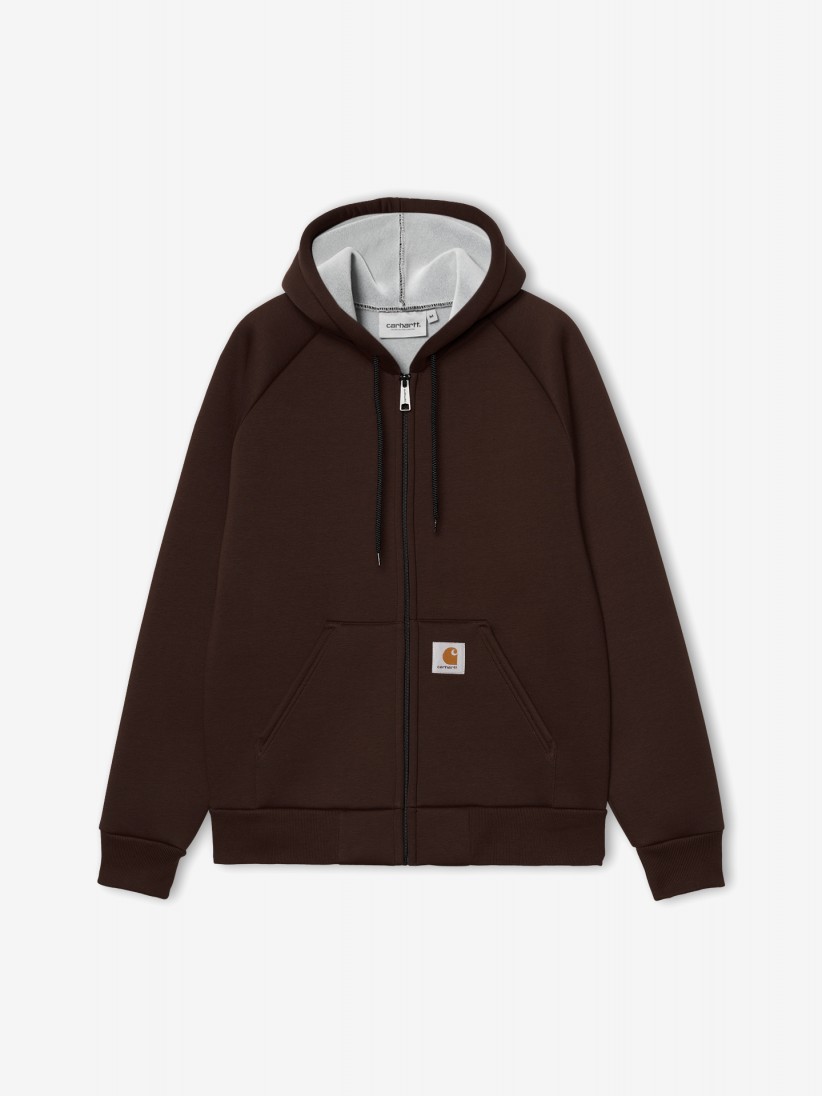 Casaco com Capuz Carhartt WIP Car-Lux Castanho