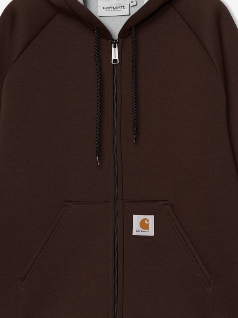 Casaco com Capuz Carhartt WIP Car-Lux Castanho