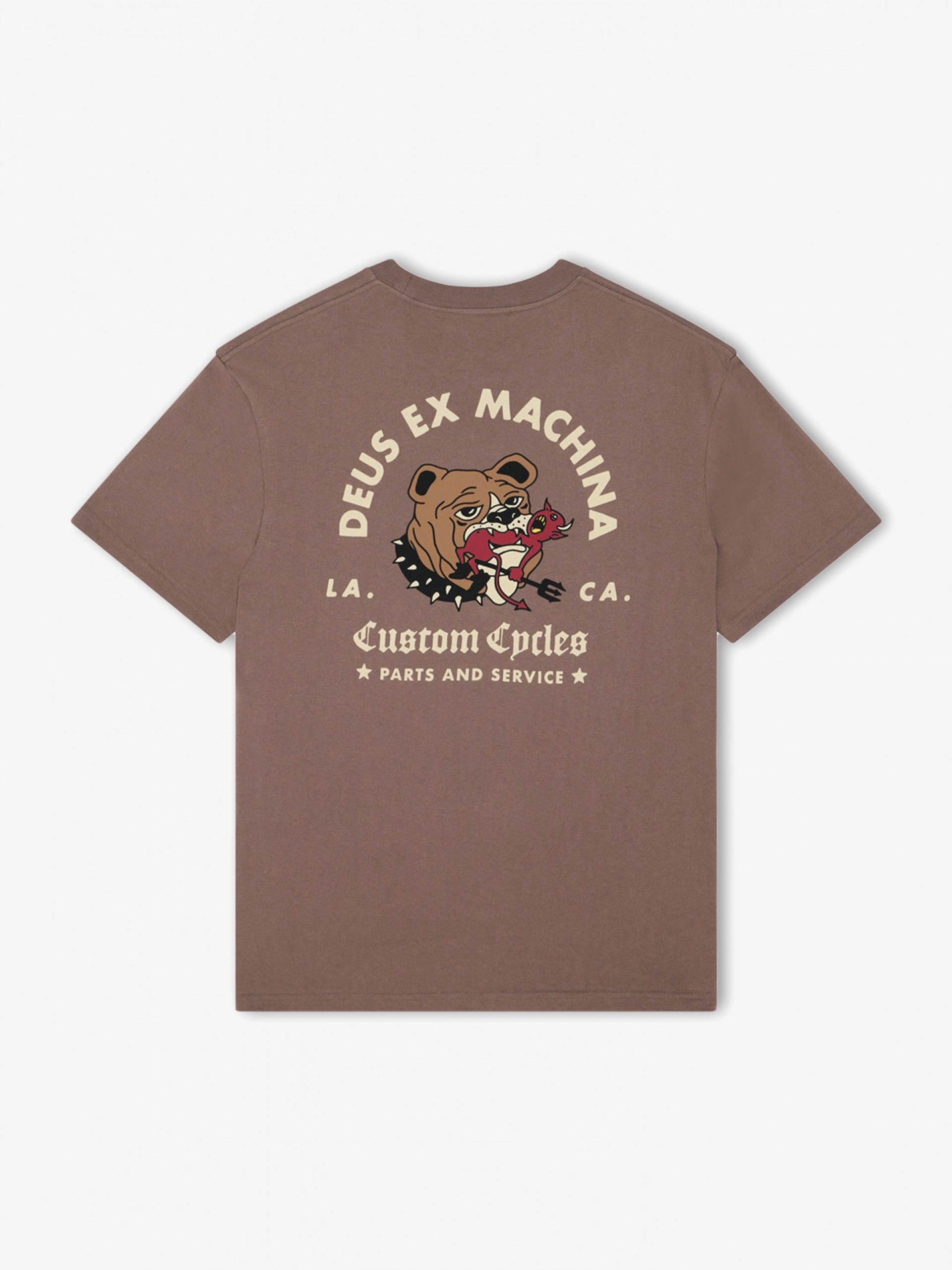 Camiseta Deus Ex Machina Sourmug Marrón