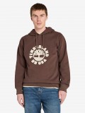 Camisola com Capuz Timberland Holiday Graphic Castanha