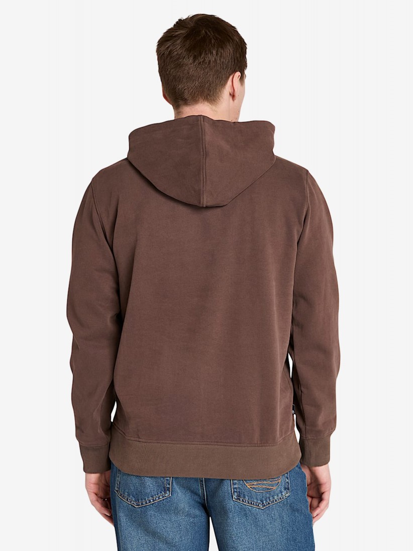 Camisola com Capuz Timberland Holiday Graphic Castanha