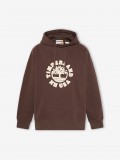 Camisola com Capuz Timberland Holiday Graphic Castanha
