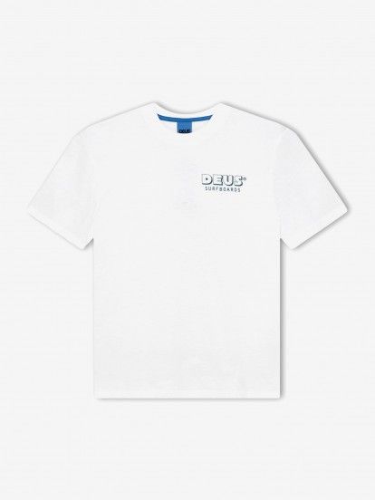 T-shirt Deus Ex Machina Thruster Branca