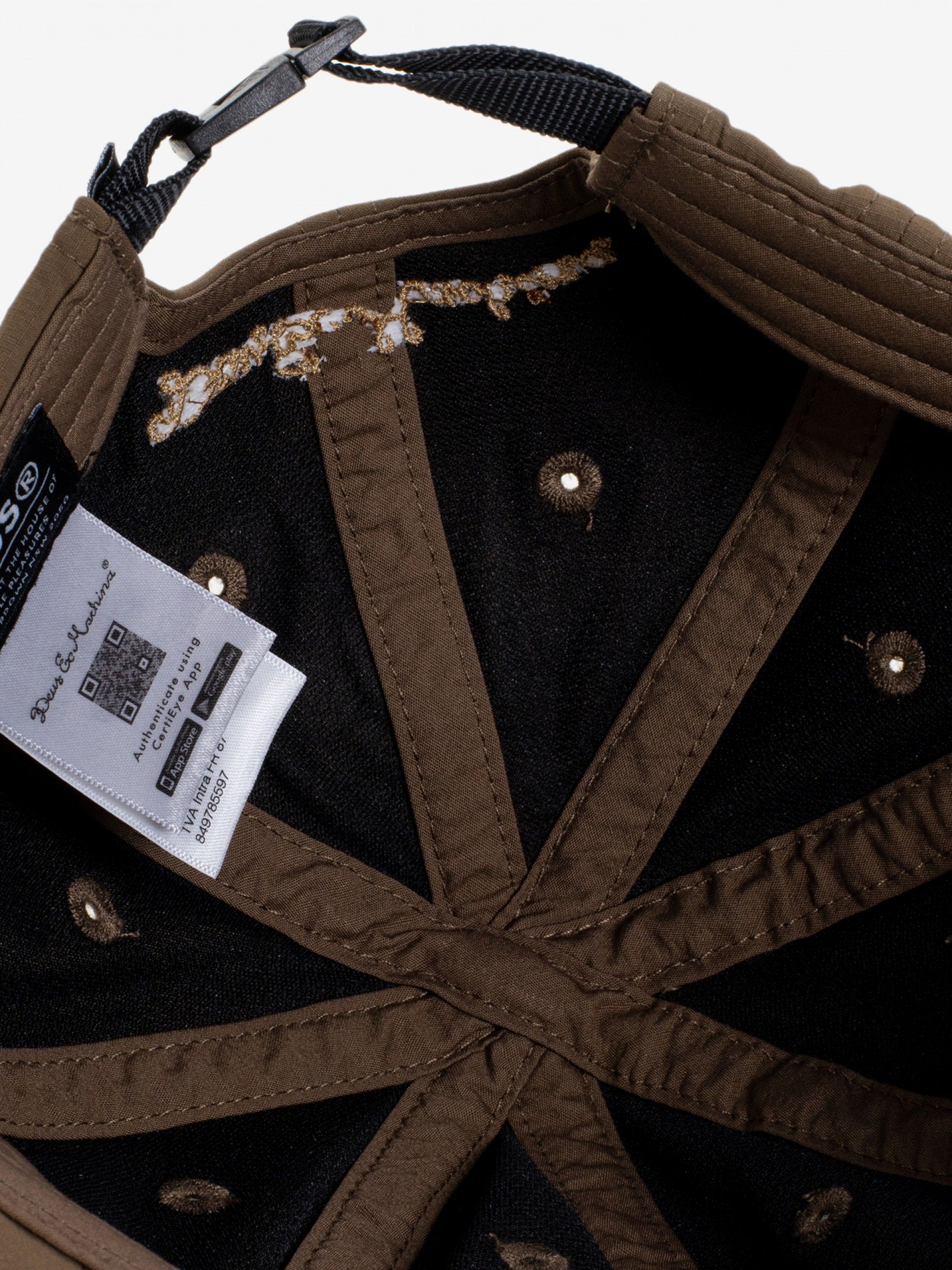 Boné Deus Ex Machina Station 8 Panel Castanho