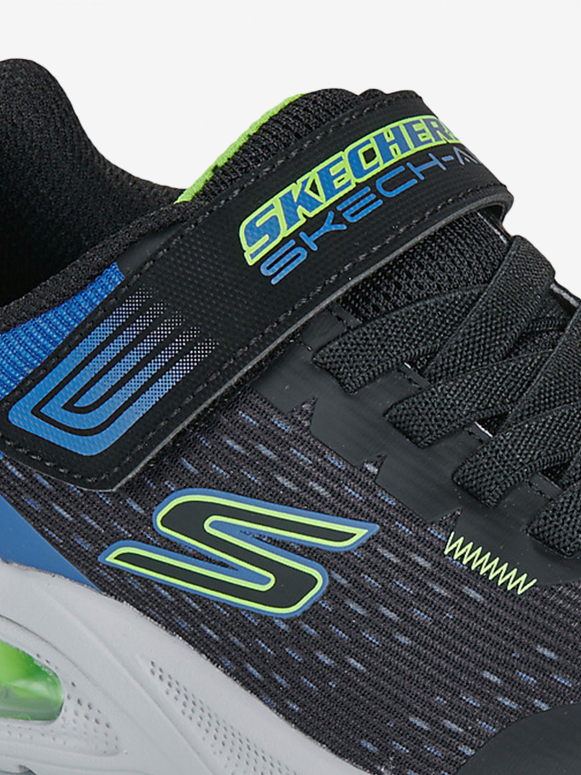 Skechers Microspec Max Advance - Squad-Pacer Kids Blue Sneakers