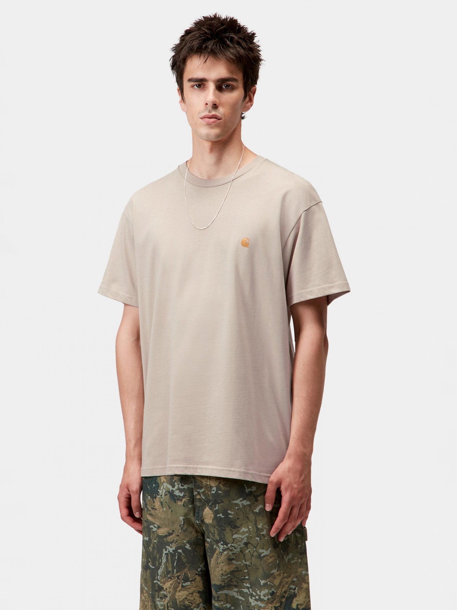 Camiseta Carhartt WIP Chase Beige
