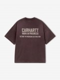 T-shirt Carhartt WIP Distance Castanha