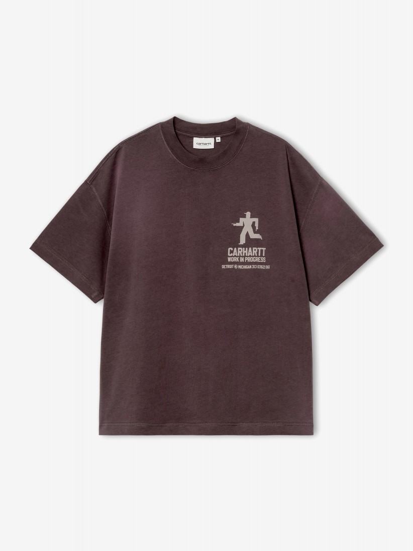 T-shirt Carhartt WIP Distance Castanha