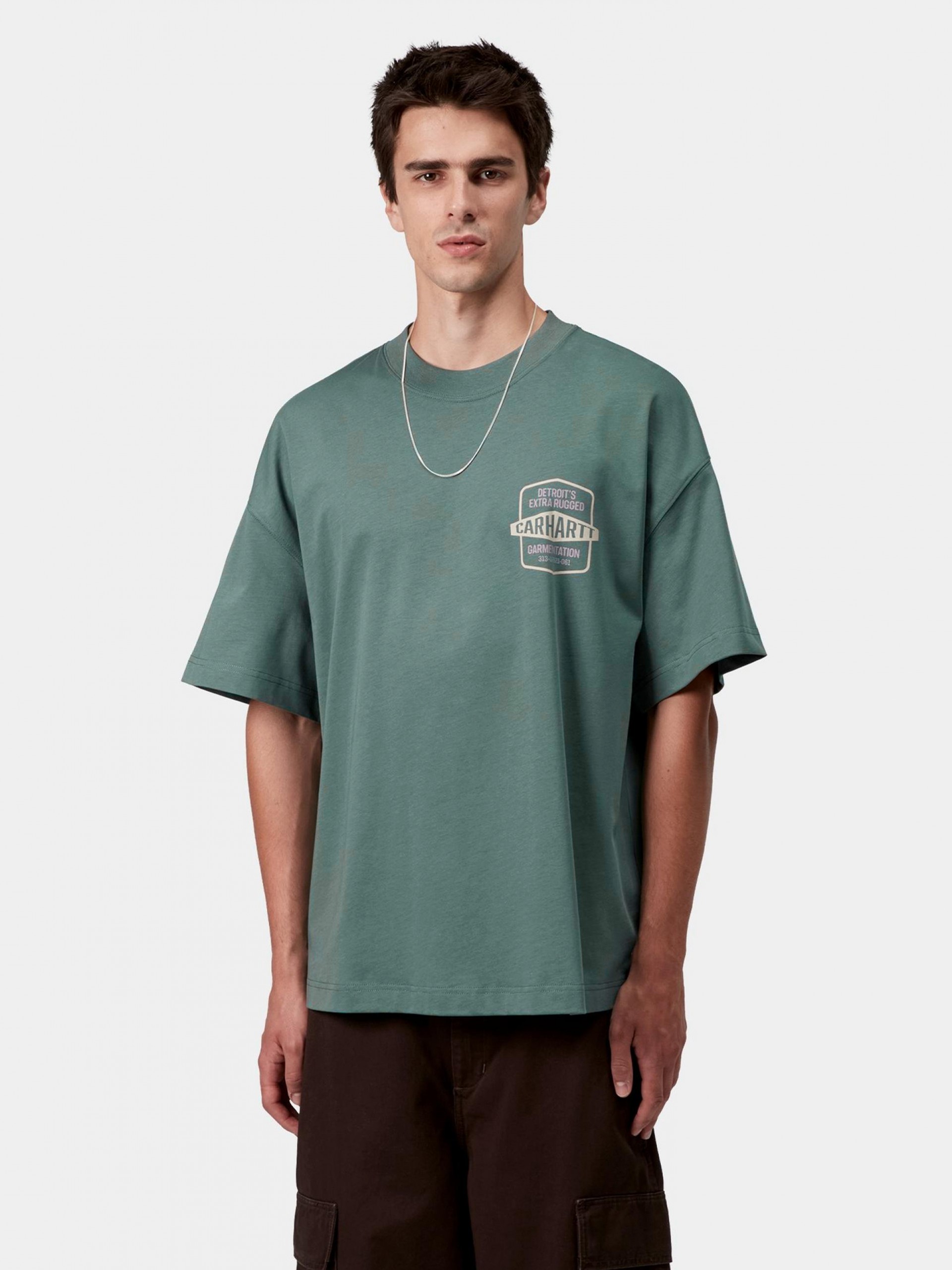 T-shirt Carhartt WIP Networks Verde