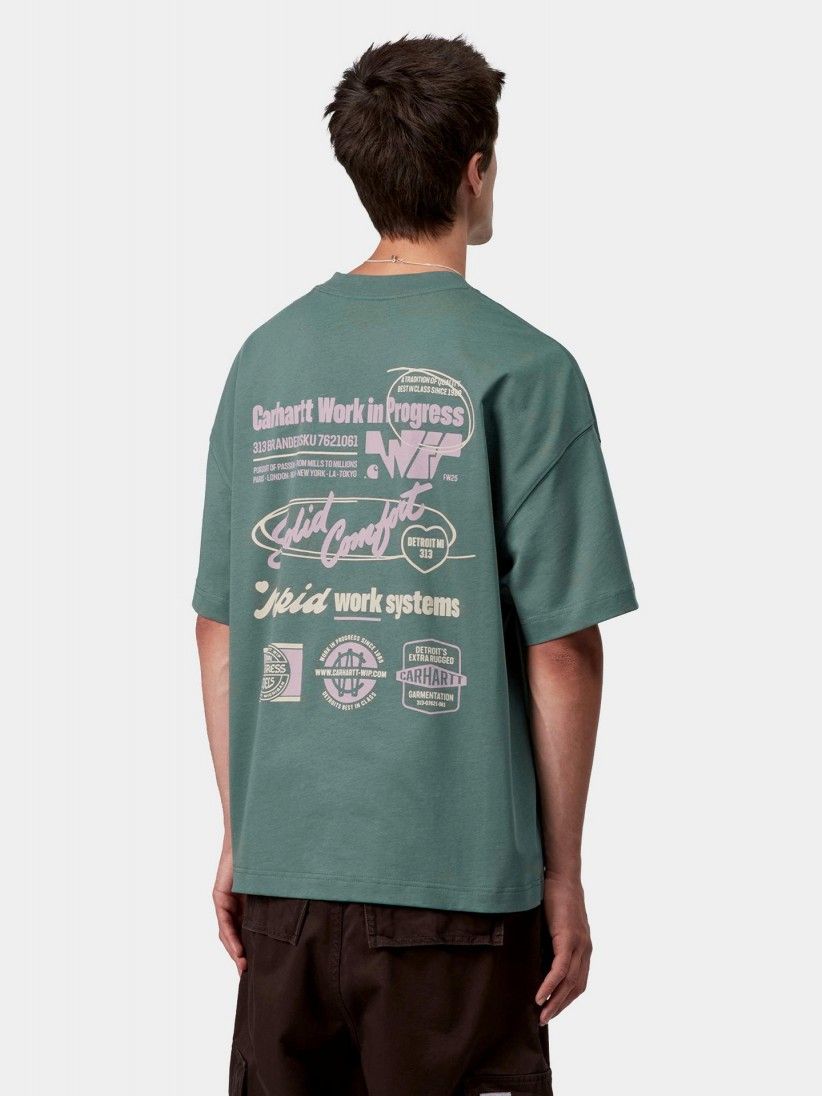 T-shirt Carhartt WIP Networks Verde