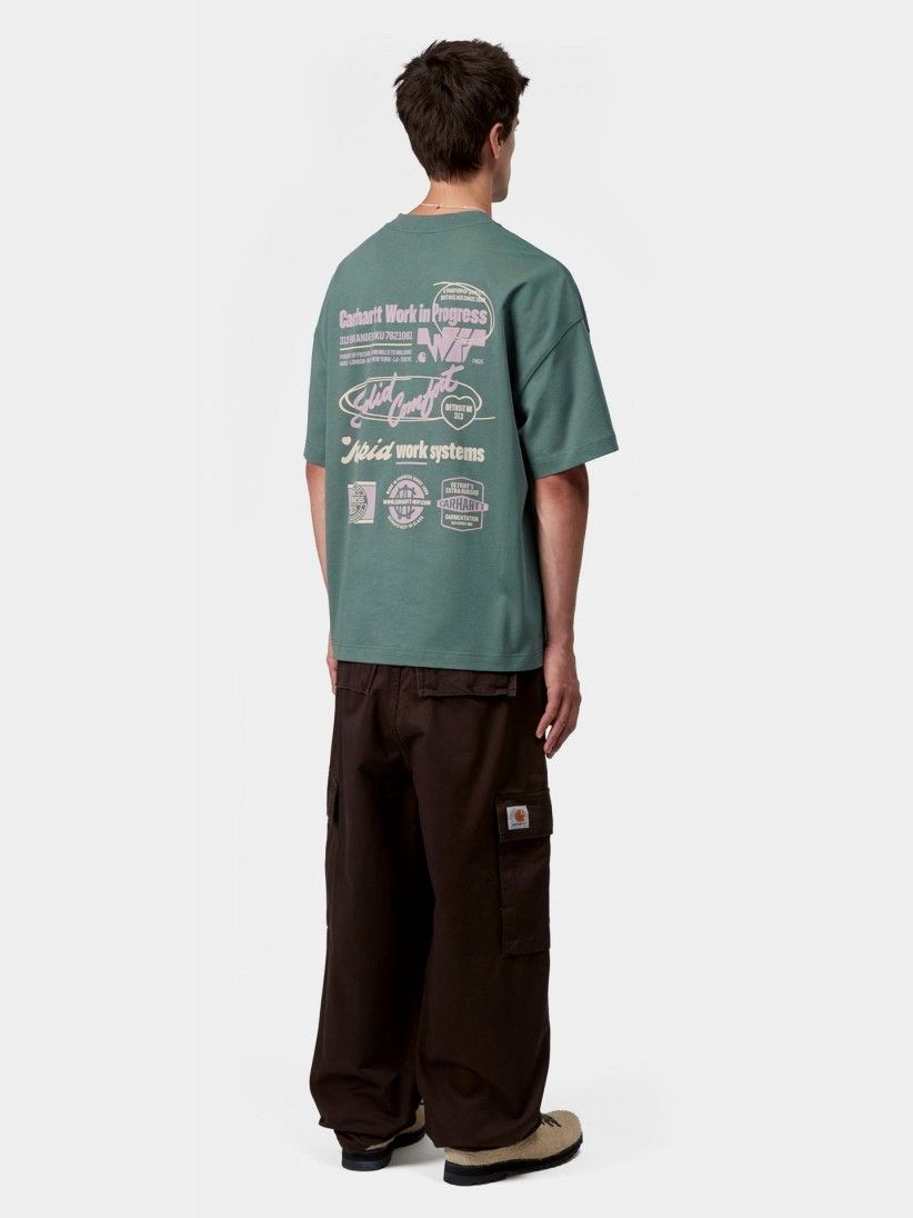 T-shirt Carhartt WIP Networks Verde