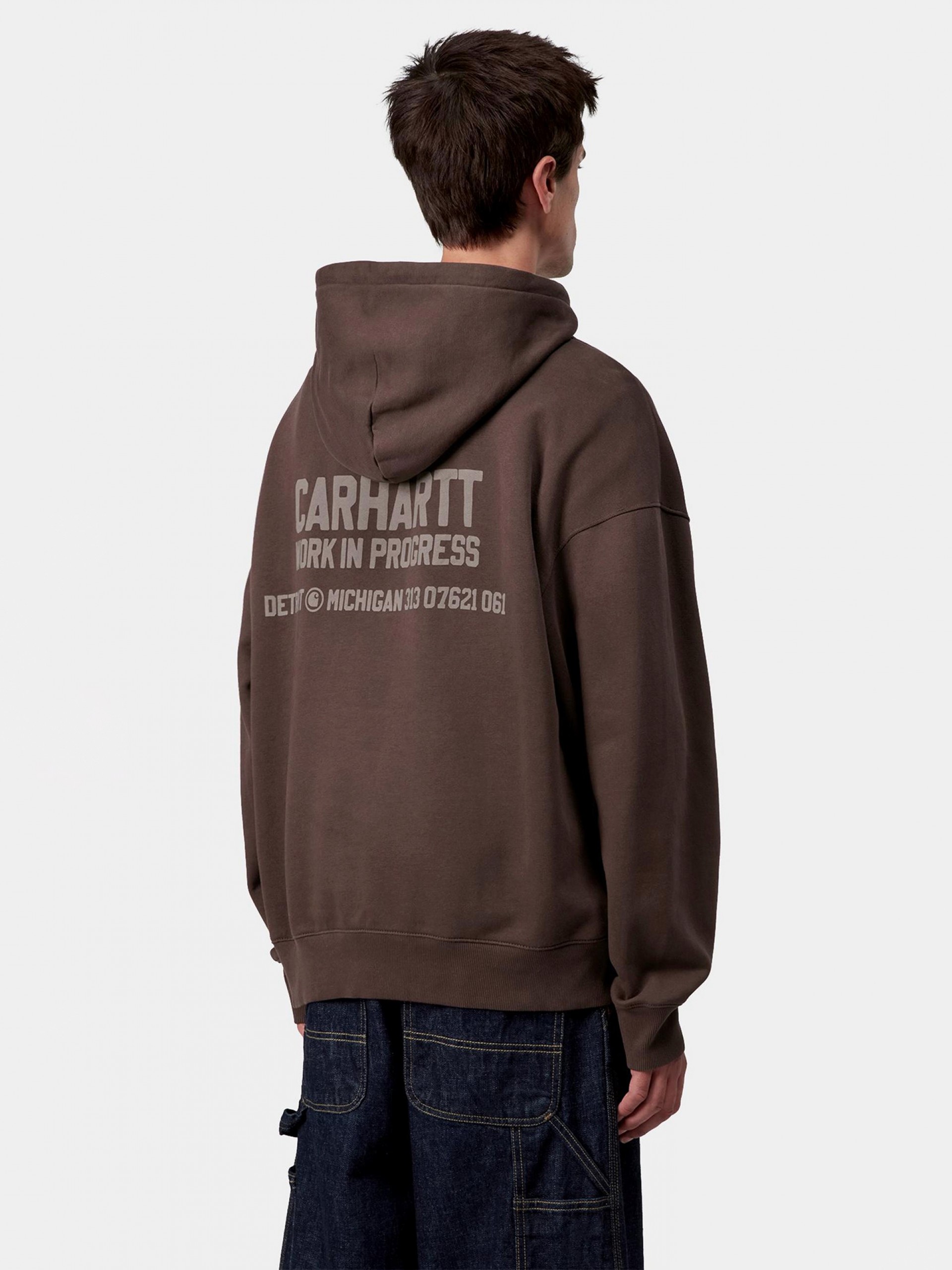 Sudadera con Capucha Carhartt WIP Distance Marrón